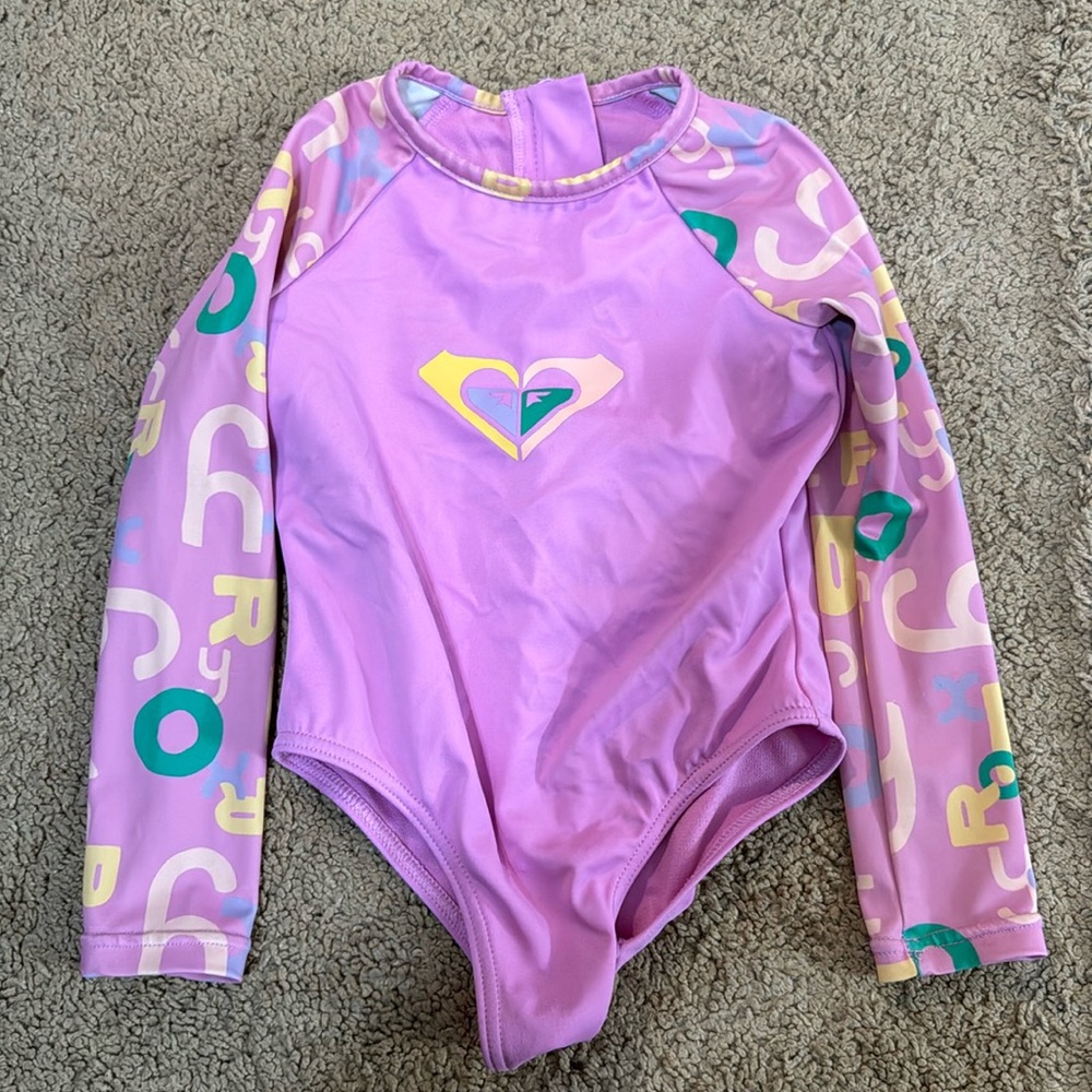 Roxy Girl Long Sleeve Swim Suit